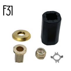 Polaflex Hub Kit for Model 400 Cobra 40-140 HP - D GROUP