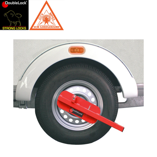 DoubleLock Wheel Clamp Buffalo RED