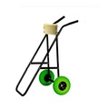TM Outboard trolley Small - PU-wielen - Draagvermogen tot 40 kg.