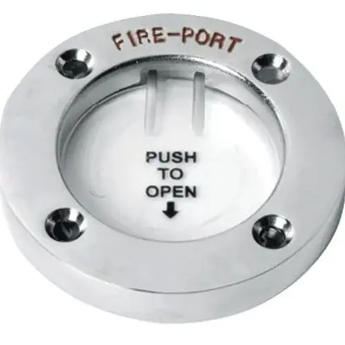 Feueröffnung aus Edelstahl
