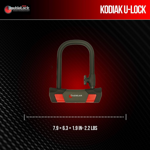 DoubleLock KODIAK - U-Lock 140/14 - ART Gekeurd