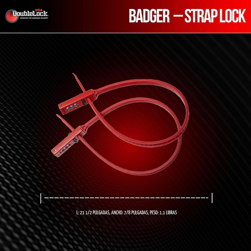DoubleLock BADGER - Strap Lock