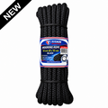 Mooring line - Double braided PO - Black