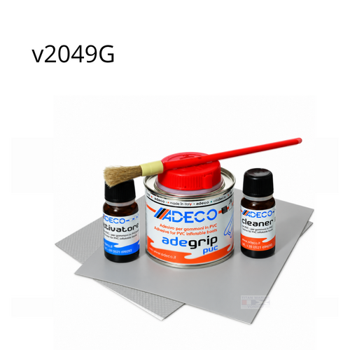 ADEGRIP 2-Componenten Lijmset PVC in Blister - Grijs