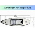 TM LED Rompbevestiging Navigatielamp RVS - Set