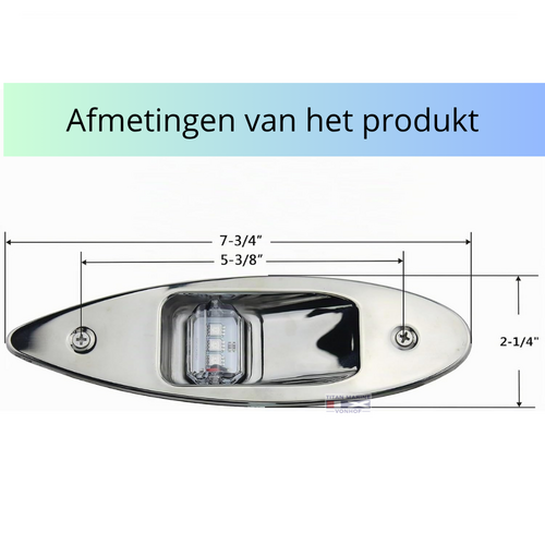 TM LED Hull Mount Navigation Light Stainless Steel - Set