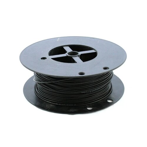 Montagesnoer 2,5 mm2 zwart op rol 100m