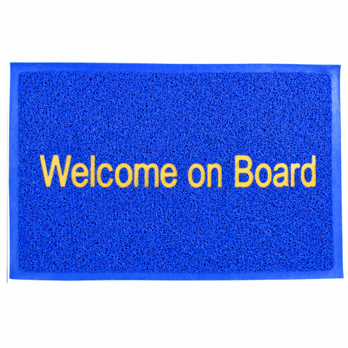 Welcome on Board Mat - Blauw