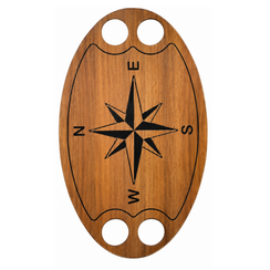 Tabletop inlay - Compass rose