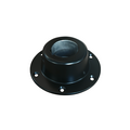 Aluminum Table Leg 68.5 cm including floor plate and table base - Black