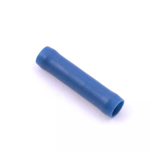 Stootverbinder / Doorverbinder 4,5 mm blauw 100 st.