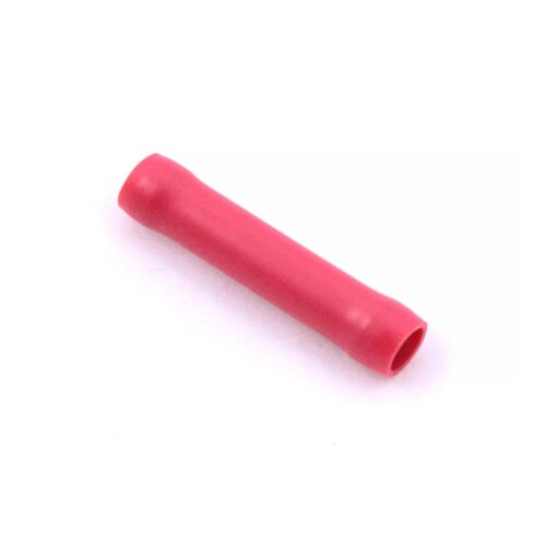Stootverbinder / Doorverbinder 4,0 mm rood 100 st.