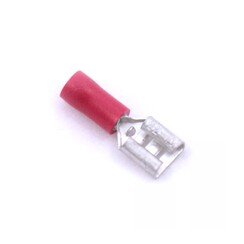 Vlakstekkerhuls 2.8 * 0.8 mm rood 100 st.