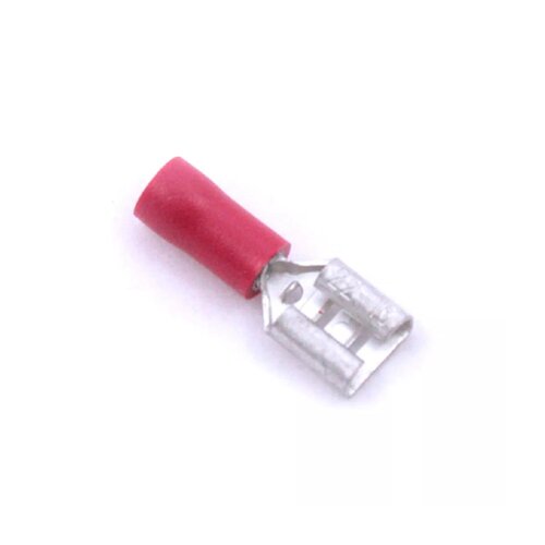 Vlakstekkerhuls 2.8 * 0.8 mm rood 100 st.