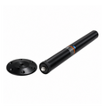 Aluminum Table Leg 68.5 cm including floor plate and table base - Black