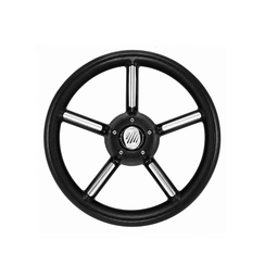 Stuur RVS inzet - Polyurethaan -  Ø 35 cm - Zwart