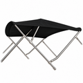 Sunmaster Stainless Steel Bimini Top 3B-H91-B155-169 - Black