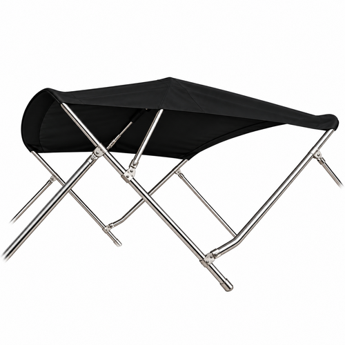 Sunmaster Stainless Steel Bimini Top 3B-H91-B155-169 - Black