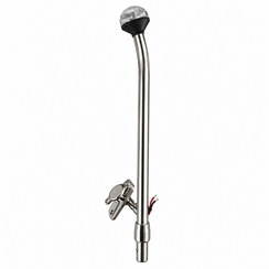 Rundum-LED-Leuchte – 105 cm mit Edelstahlfuß – 12/24 Volt