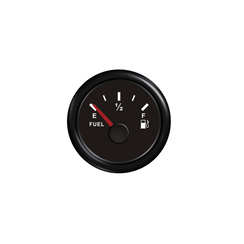 Brandstofniveaumeter - 0-190 Ohm -  Ø  52 mm.