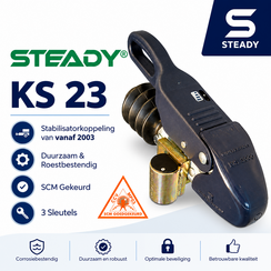 Steady koppelingsslot KS 23 - SCM Gekeurd
