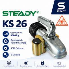 Steady koppelingsslot KS 26 - SCM Gekeurd