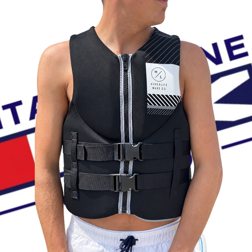 Hyperlite Indy Life Jacket CE 50N Neo - Black