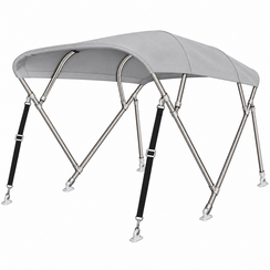 Sunmaster Edelstahl Basic-Linie 4B-H137-B185-198 - Hellgrau