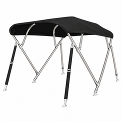 Sunmaster Edelstahl Basic-Linie 4B-H137-B185-198 - Schwarz