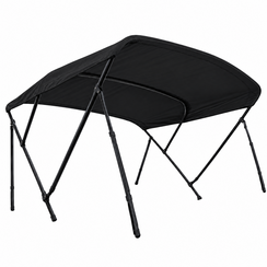 Schwarze Edition Alu Biminitop 3B-H117-B170-182, Schwarz