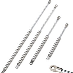 Gasveer RVS 290mm-500mm cyl. Ø18mm - oog Ø8mm 20kg