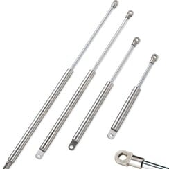 Gasveer RVS 320mm-550mm cyl. Ø18mm - oog Ø8mm 38kg