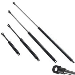 Gasveer zwart 320mm-550mm cyl.Ø18,5mm- oog Ø8mm 8kg