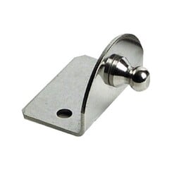 Steun vd gasveer met kogel 10mm H30*L50*B30 mm