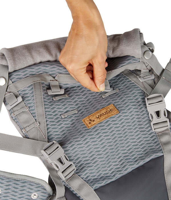 Vaude Arma baby carrier, de ergonomische babydrager