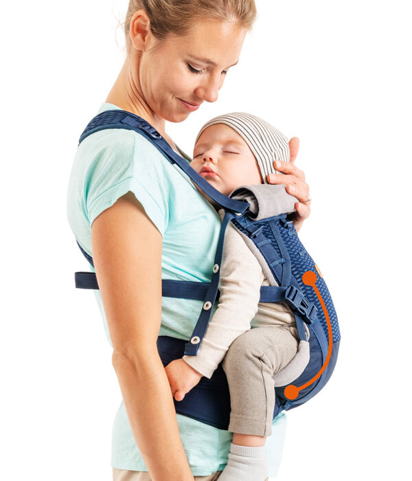 Vaude Arma baby carrier, de ergonomische babydrager