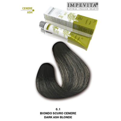 Imperity Impevita Hair Dye Ammonia Free 6.1 Dark Ash Blonde, 100 ml