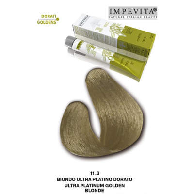 Imperity Impevita Haarverf Ammoniak Vrij 11.3 Ultra Platinum Goud Blond, 100 ml