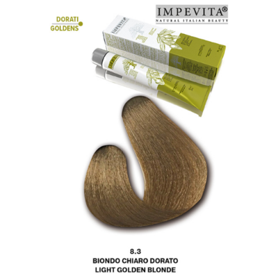 Imperity Impevita Hair Dye Ammonia Free 8.3 Light Gold Blonde, 100 ml