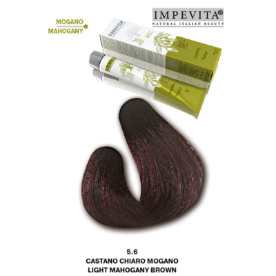 Imperity Impevita Hair Dye Ammonia Free 5.6 Light Mahogany Brown, 100 ml