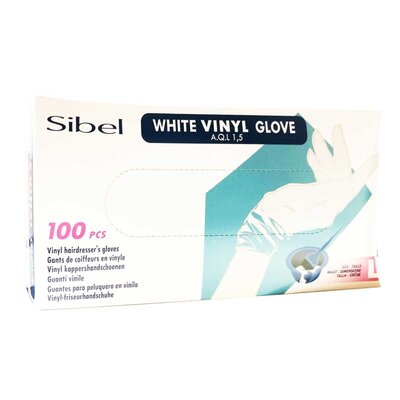 Sibel Vinyl Gloves 100 pcs - LARGE - Powder Free