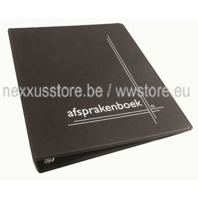 KSF Appointment folder, black A4