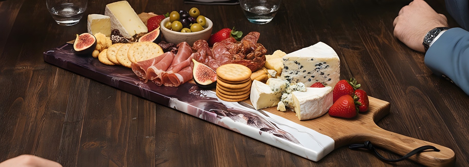 Blikvangers op tafel