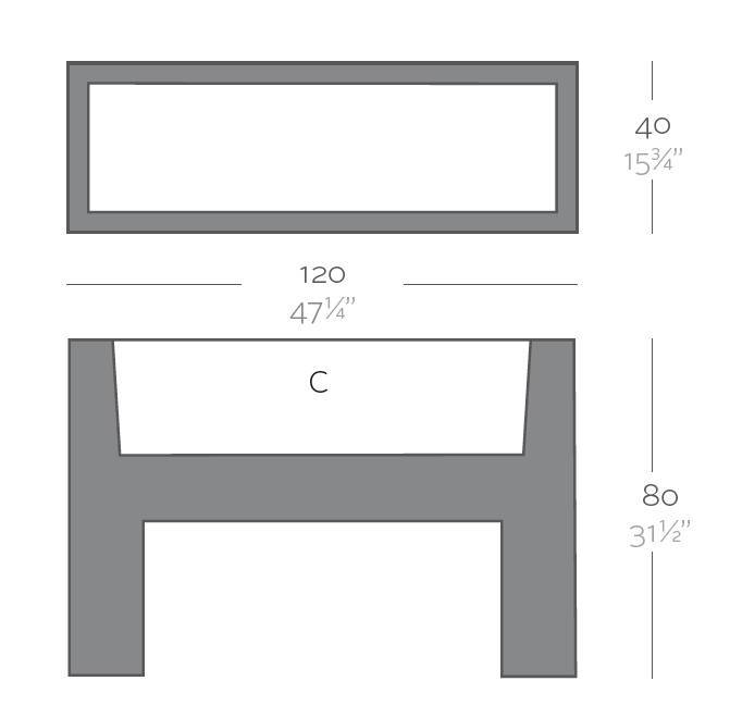 Vondom MURO bloembak