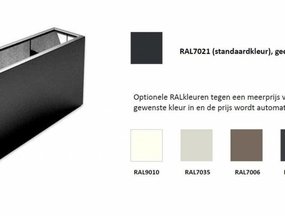 NIEUW |  Hoge smalle bloembakken