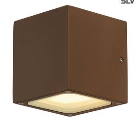 SLV Sitra Cube ROESTKLEUR wandlamp SLV Sitra Cube ROESTKLEUR wandlamp