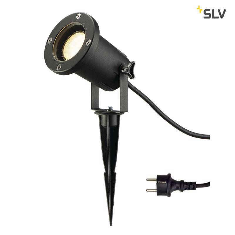 SLV BIG Nautilus zwart tuinspot afbeelding