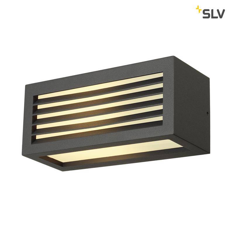 SLV BOX L E27 ANTRACIET wandlamp