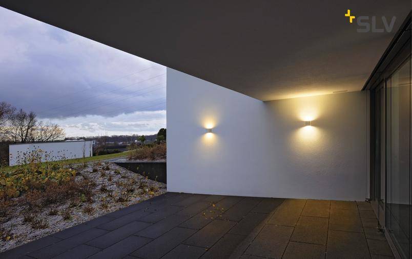 SLV Sitra Cube WIT wandlamp