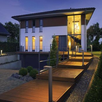 SLV Quadrasyl SL75 grijs tuinlamp